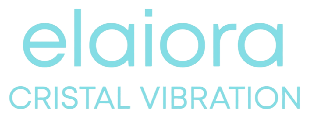 elaiora crystal vibrations logo text